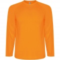 Montecarlo Langarm Sport-Shirt für Männer, Fluoreszierendes Orange