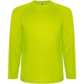 Montecarlo Langarm-Sport-Shirt für Kinder, Fluor Gelb