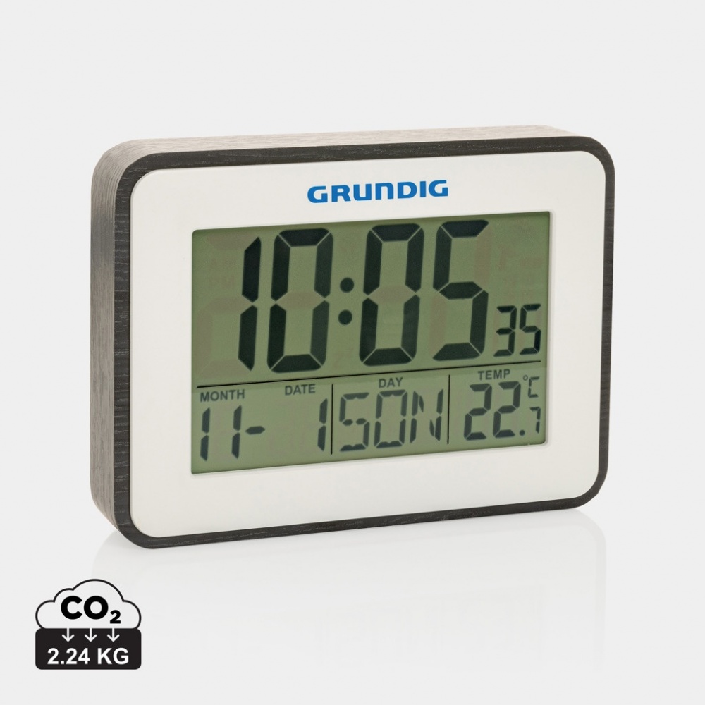 Logotrade Geschäftsgeschenke das Foto: Grundig Thermometer, Wecker und Kalender