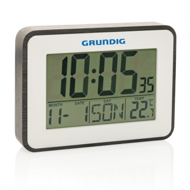 Logotrade Werbeartikel das Foto: Grundig Thermometer, Wecker und Kalender