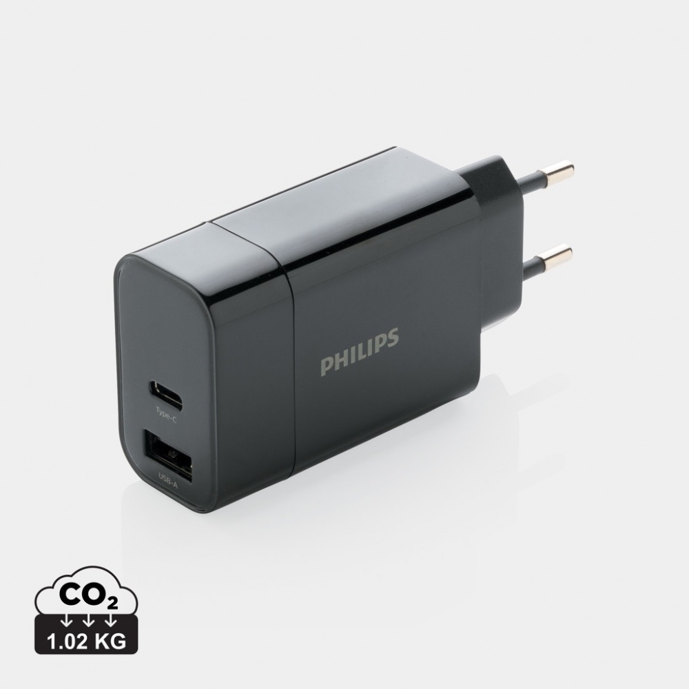 Logotrade Geschäftsgeschenke das Foto: Philips Ultra Fast PD Wall-Charger