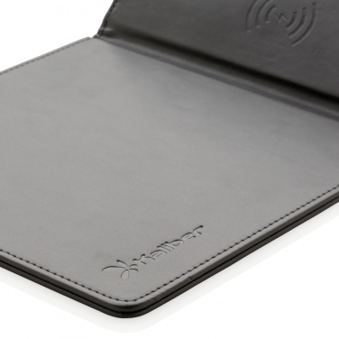 Logotrade Werbegeschenke das Foto: Mousepad mit Wireless-5W-Charging Funktion