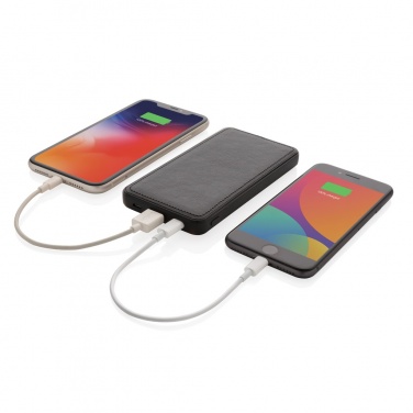 Logotrade Logogeschenke das Foto: Tusca 10.000 mAh PU Powerbank