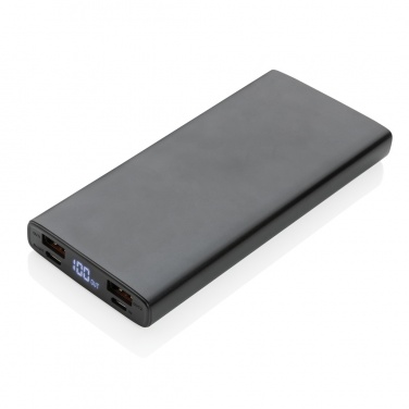 Logotrade Werbegeschenke das Foto: 18W PD Powerbank mit 10.000 mAh aus Aluminium