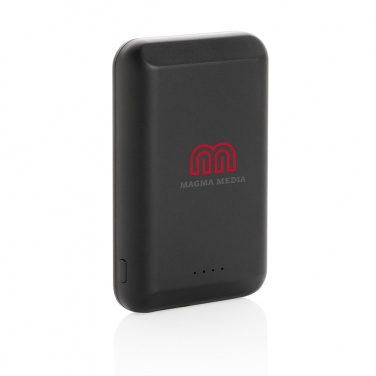 Logotrade Werbeartikel das Foto: Magnetische 5.000 mAh Wireless Powerbank