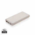 10.000 mAh Weizenstroh Powerbank, khaki