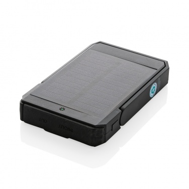 Logotrade Firmengeschenke das Foto: Skywave 5000mah Solar Powerbank, 10W Wireless aus rPlastik