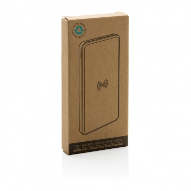 Logotrade Werbegeschenke das Foto: RCS Rplastic 8.000mAh Wireless Powerbank