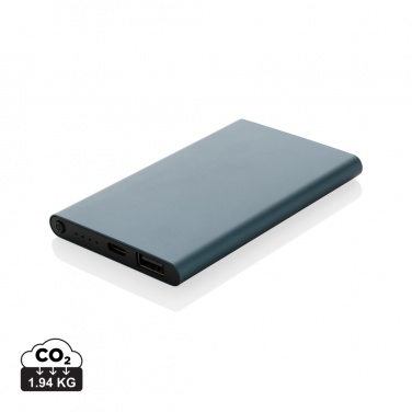 : 4.000mAh Type-C Powerbank aus RCS recyeltem ABS & Aluminium