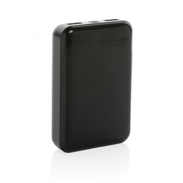 Logotrade Logogeschenke das Foto: 10.000 mAh Powerbank aus RCS Standard recyceltem Kunststoff