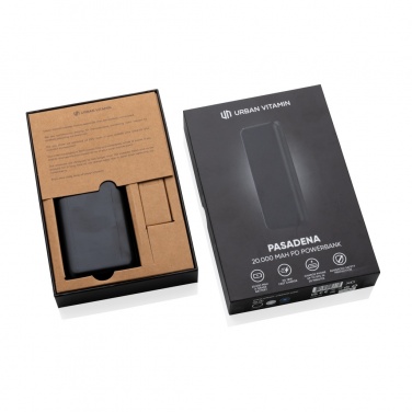 Logotrade Firmengeschenke das Foto: Urban Vitamin Pasadena 20.000mAh 18W PD Powerbank