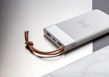 Logotrade Firmengeschenke das Foto: Aria 8.000 mAh 5W Wireless Charging Powerbank