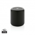 5W Wireless Speaker aus RCS recyceltem Kunststoff, Schwarz