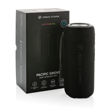 Logotrade Werbegeschenke das Foto: Urban Vitamin Pacific Grove 30W IPX7 Speaker aus RCS Plastik