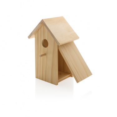 : Holz-Vogelhaus