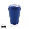 Wiederverwendbarer doppelwandiger Kaffeebecher 300ml, Blau