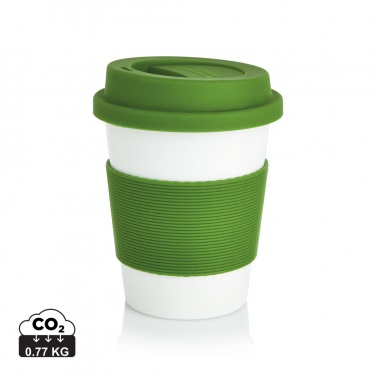 Logotrade werbemittel das Foto: ECO PLA Kaffeebecher