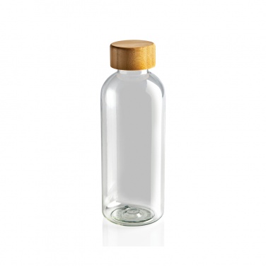 : RCS rPET Flasche mit Bambus-Deckel