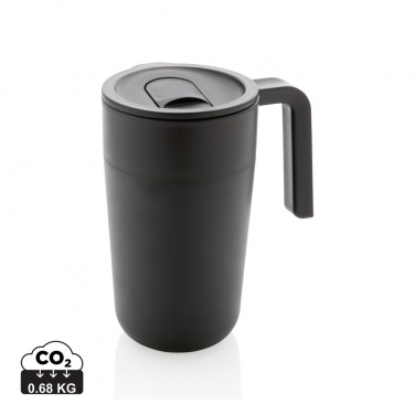 Logotrade Firmengeschenke das Foto: GRS recycelte PP und Stainless Steel Tasse mit Griff