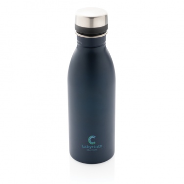 Logotrade Logogeschenke das Foto: Deluxe Wasserflasche aus RCS recyceltem Stainless-Steel