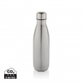 Eureka einwandige Wasserflasche aus RCS rec. Stainless-Steel, Silber