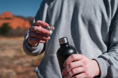 Logotrade Firmengeschenke das Foto: Soda Trinkflasche aus RCS-zertifiziertem Stainless-Steel