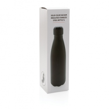 : Solid Color Vakuum Stainless-Steel Flasche 1L