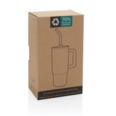 Logotrade Firmengeschenke das Foto: Embrace Deluxe Becher aus RCS recyceltem Edelstahl 900ml