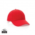 Impact 6 Panel Kappe aus 190gr rCotton mit AWARE™ Tracer, Rot