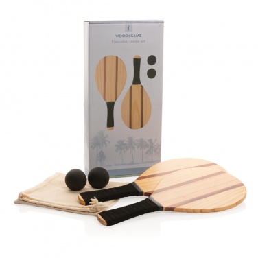 : Frescobol Tennis-Set aus Holz