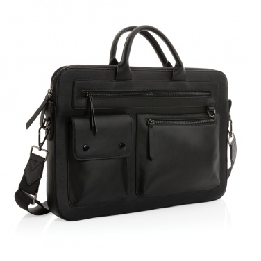 Logotrade Logogeschenke das Foto: Swiss Peak 14" Laptoptasche aus GRS recyceltem PU