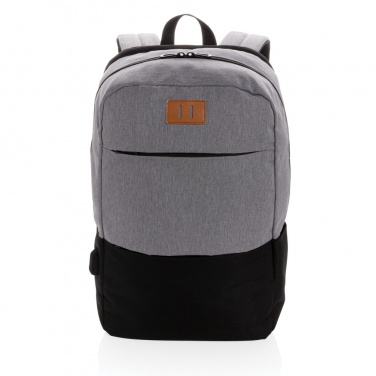 Logotrade Werbegeschenke das Foto: Moderner 15.6" USB & RFID Laptop-Rucksack, PVC-frei