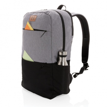 Logotrade werbemittel das Foto: Moderner 15.6" USB & RFID Laptop-Rucksack, PVC-frei