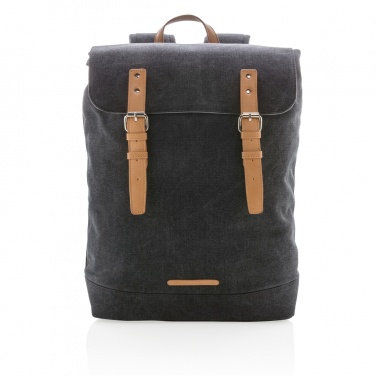 : Canvas Laptop-Rucksack, PVC-frei