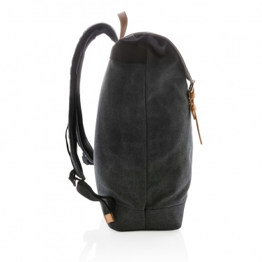 : Canvas Laptop-Rucksack, PVC-frei