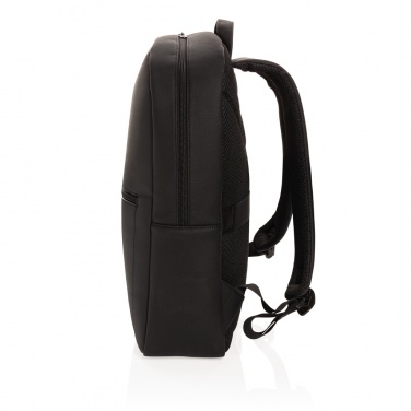 Logotrade Logogeschenke das Foto: Swiss Peak Deluxe PU Laptop-Rucksack, PVC-frei