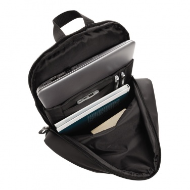 Logotrade Firmengeschenke das Foto: Schicker PU 15.6" Laptop-Rucksack