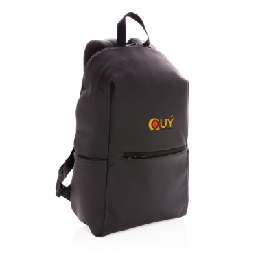 Logotrade Werbeartikel das Foto: Schicker PU 15.6" Laptop-Rucksack