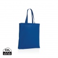 Impact AWARE™ recycelte Baumwolltasche 145gr mit Boden, Blau