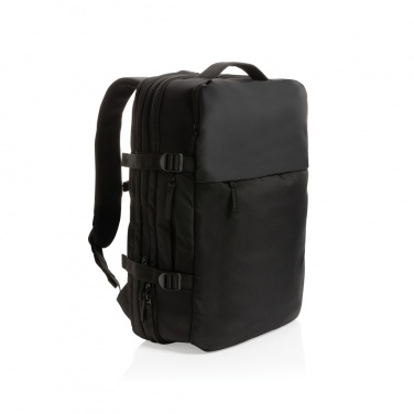 Logotrade Geschäftsgeschenke das Foto: Swiss Peak AWARE™ RPET 15.6" erweiterbarer Wochenendrucksack