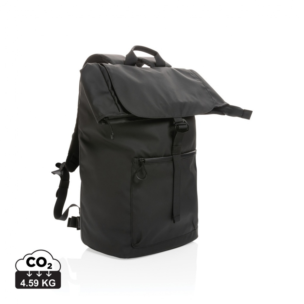 Logotrade Geschäftsgeschenke das Foto: Impact AWARE™ RPET wasserabweisender 15.6" Laptop-Rucksack