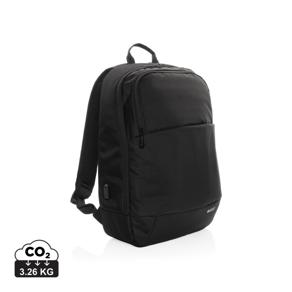 Logotrade Firmengeschenke das Foto: Swiss Peak AWARE™ moderner 15,6" Laptop-Rucksack