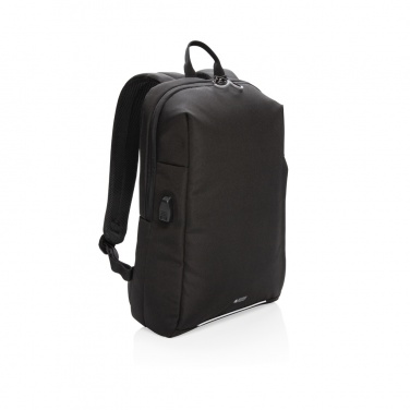 Logotrade werbemittel das Foto: Swiss Peak AWARE™ RFID und USB A-Laptop-Rucksack