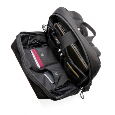 Logotrade werbemittel das Foto: Swiss Peak AWARE™ RFID und USB A-Laptop-Rucksack