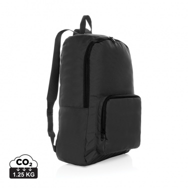 Logotrade Werbegeschenke das Foto: Dillon AWARE™ RPET faltbarer klassischer Rucksack