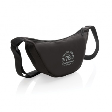 Logotrade Werbegeschenke das Foto: Crescent AWARE™ RPET Half-Moon Sling Tasche