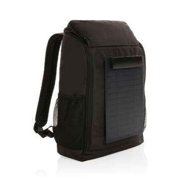 Logotrade Logogeschenke das Foto: Pedro AWARE™ RPET Deluxe Rucksack mit 5W Solar Panel