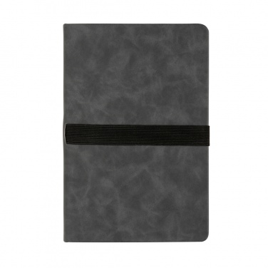 Logotrade Firmengeschenke das Foto: Deluxe Hardcover PU Notizbuch mit Handy- und Stiftehalter