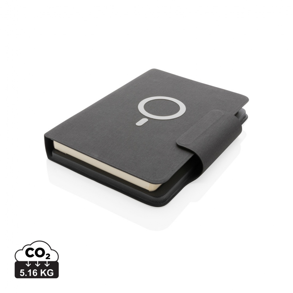 Logotrade werbemittel das Foto: Artic magnetisches 10W Wireless Charging Notizbuch