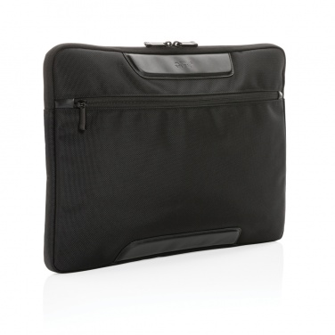 Logotrade Werbegeschenke das Foto: Swiss Peak AWARE™ RPET Voyager 15.6" Laptop-Sleeve